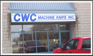 C Machine Knife Company Store Front Brantford